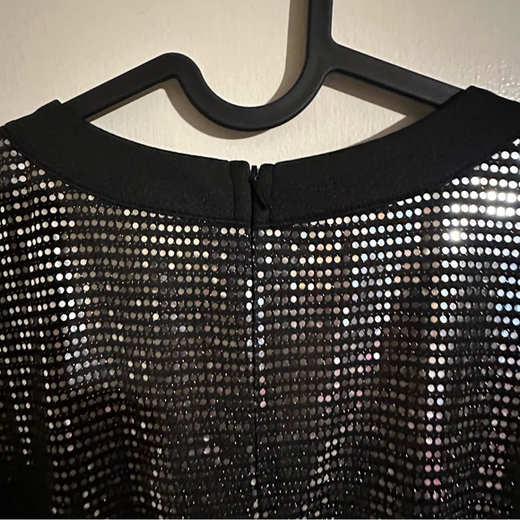 Jumpsuit Long Sleeve Metallic Sequin - Picture 6 of 8